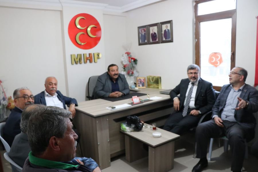 Milletvekili Özkaya, MHP Dinar teşkilatını ziyaret etti