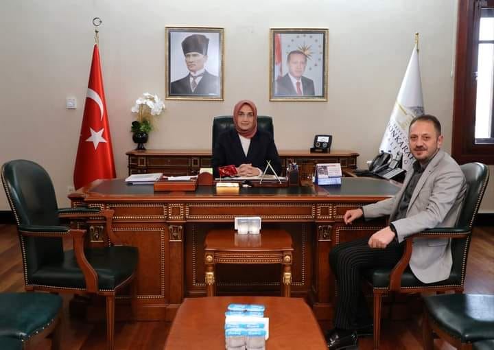Gazeteci Dağhan Vali Yiğitbaşı’nı ziyaret etti