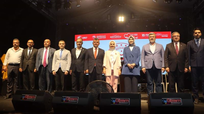 Aile ve Sosyal Hizmetler Bakanı Mahinur Özdemir Göktaş, Emirdağ Gurbetçi Festivali