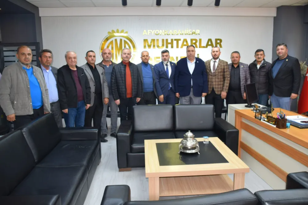 İYİ Parti muhtarları ziyaret etti