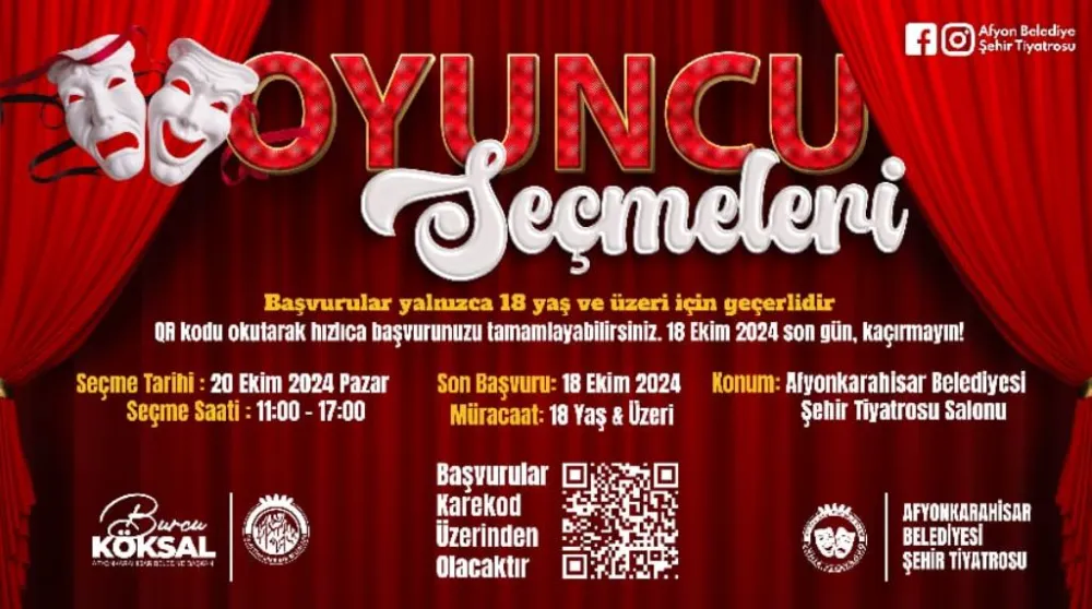 Tiyatro severler dikkat! Oyuncu seçmeleri başlıyor