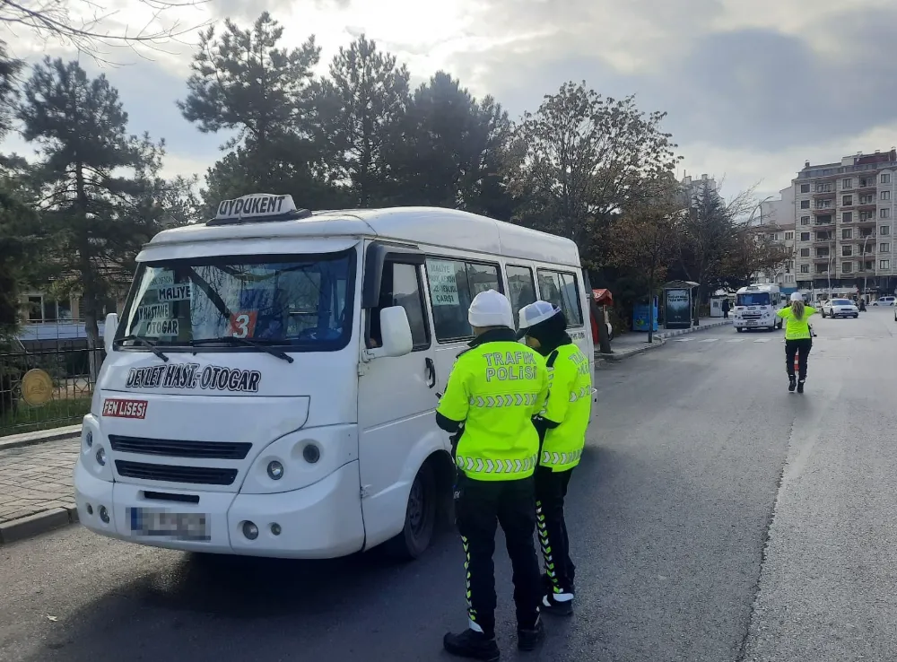 2024 yılında 1914 minibüse cezai işlem uygulandı