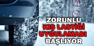 Valilik uyardı! Kış lastiği zorunluluğu başlıyor