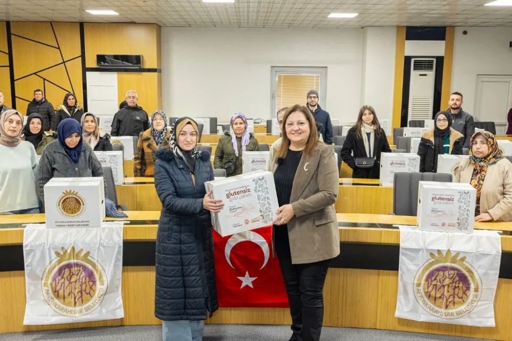 Çölyak hastalarına glütensiz koliler dağıtıldı