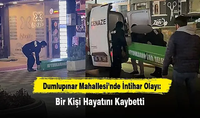 Sevgi Yolu’nda bir şahıs intihar etti