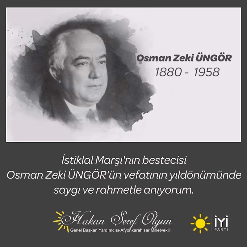 Türk müziğinin efsanesi Osman Zeki Üngör, anılıyor