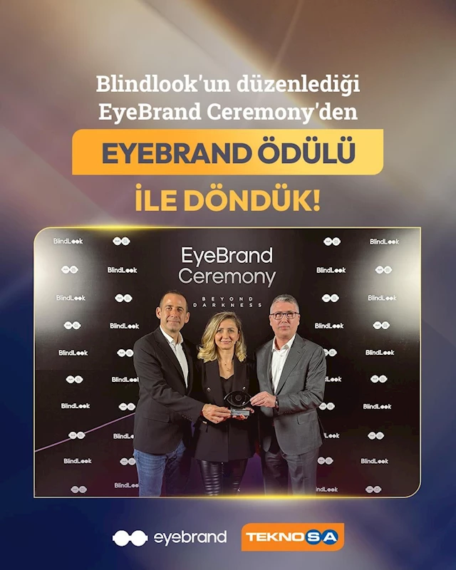 Teknosa, görme engellilere yönelik hizmetleriyle Blindlook tarafından düzenlenen ödül gecesinde EyeBrand ödülünü kazandı.