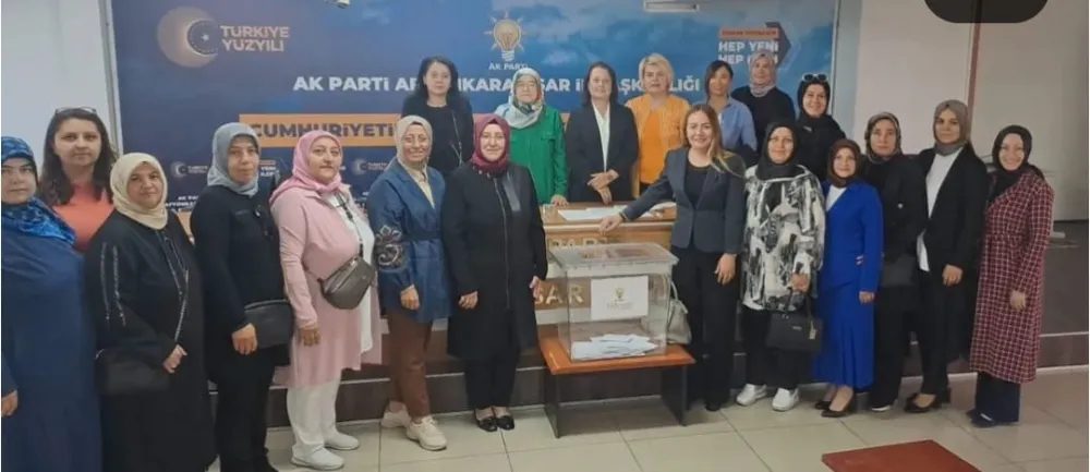 AK Parti Kadın Kollarında temayül heyecanı