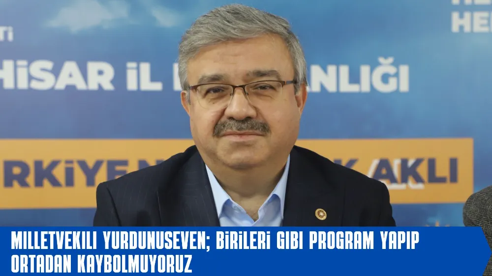 Birileri gibi program yapıp ortadan kaybolmuyoruz