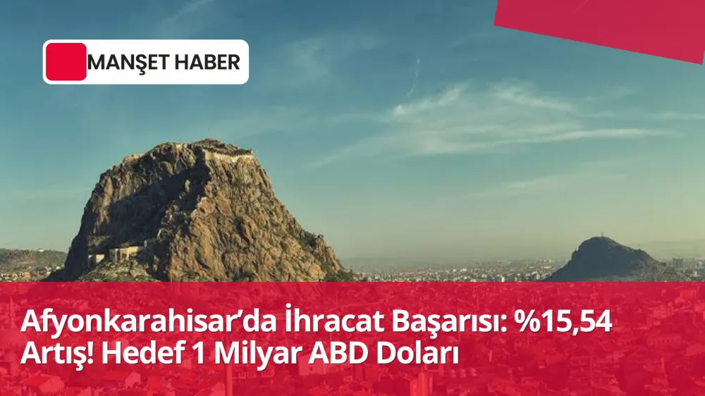 Afyonkarahisar’da İhracat Başarısı: %15,54 Artış! Hedef 1 Milyar ABD Doları