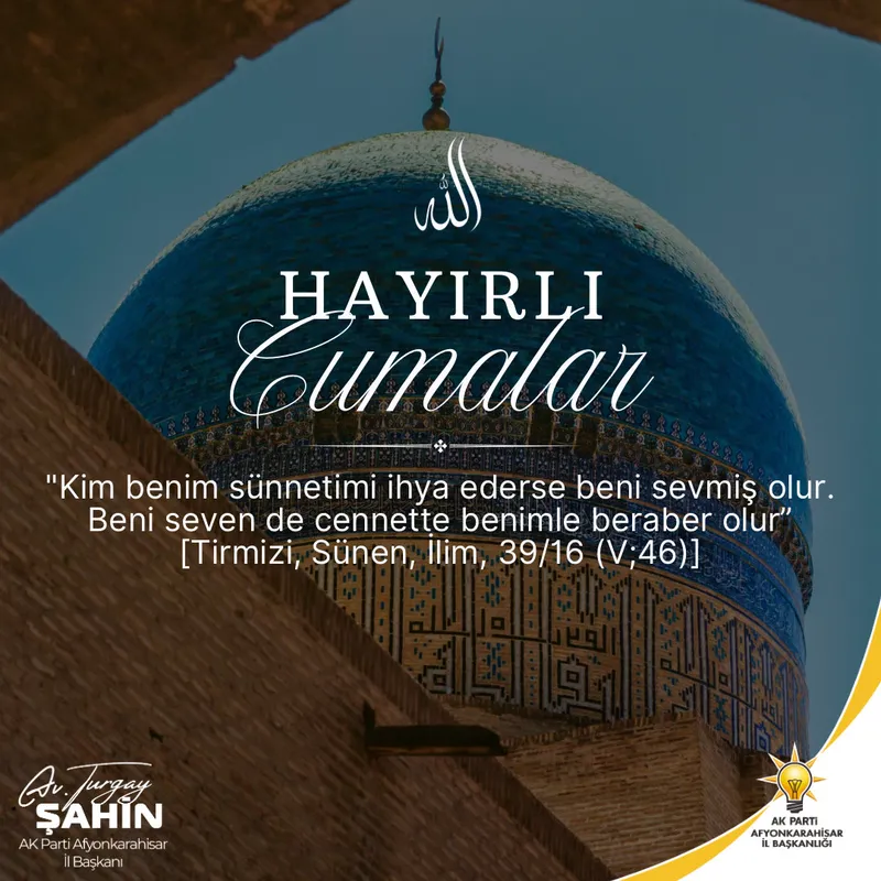 AK Parti Afyonkarahisar İl Başkanı Turgay Şahin