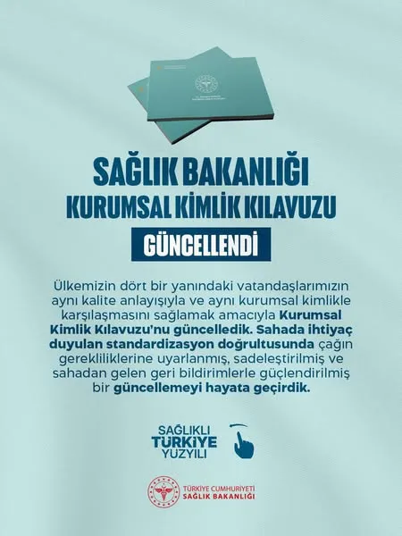 Sağlıkta Birlik Mesajı: Kurumsal Kimlik Kılavuzu Yenilendi