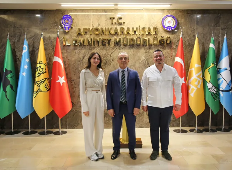 Nefit Yemek Şirketi Temsilcileri Afyonkarahisar İl Emniyet Müdürü