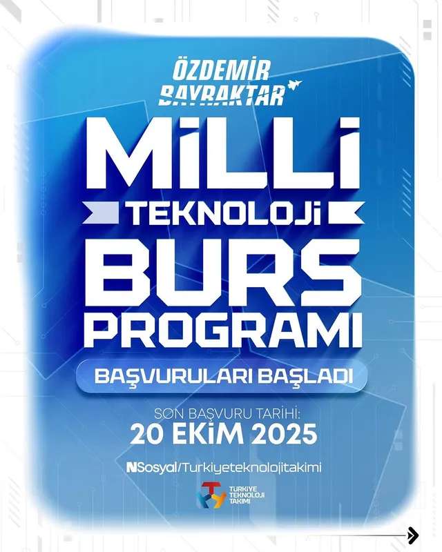 Afyon Kocatepe Üniversitesi Öğrencilerine Müjde: 2026 Özdemir Bayraktar Millî Teknoloji Burs Programı Başvuruları Açıldı