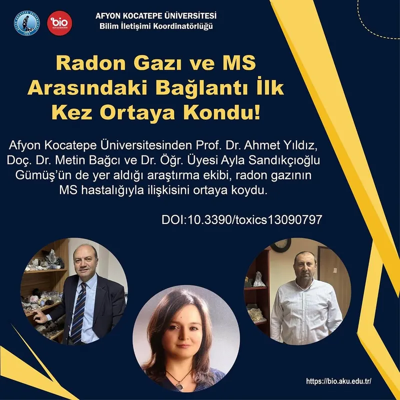 Radon Gazı ile MS Hastalığı Arasındaki İlişki Bilimsel Araştırmayla Kanıtlandı