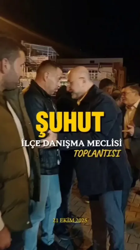AK Parti Afyonkarahisar İl Başkanı Turgay Şahin, Şuhut