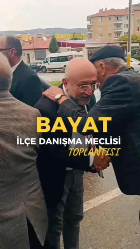 AK Parti Afyonkarahisar İl Başkanı Turgay Şahin, Bayat İlçe Danışma Meclisi