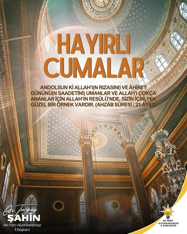 Ak Parti Afyonkarahisar İl Başkanı Turgay Şahin
