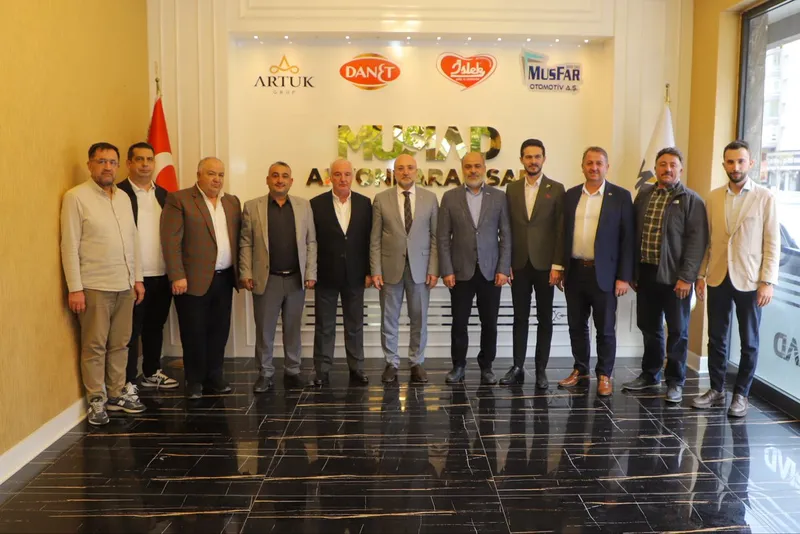 AK Parti Afyonkarahisar İl Başkanı Turgay Şahin, MÜSİAD Yönetimini Ziyaret Etti