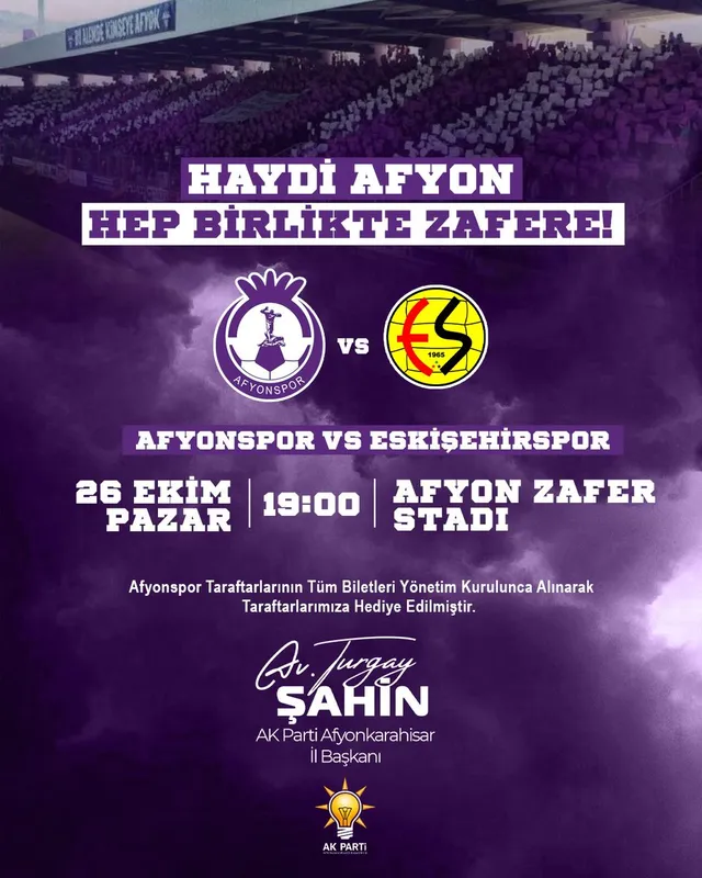 AK Parti Afyonkarahisar İl Başkanı Turgay Şahin