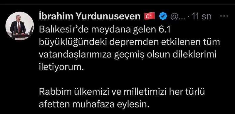 Afyonkarahisar Milletvekili Yurdunuseven