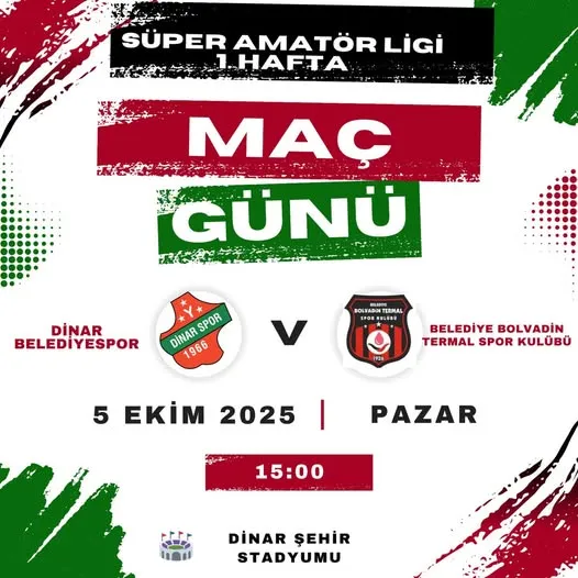 Dinar Belediyespor, Yeni Sezona Ev Sahipliği Yapacak