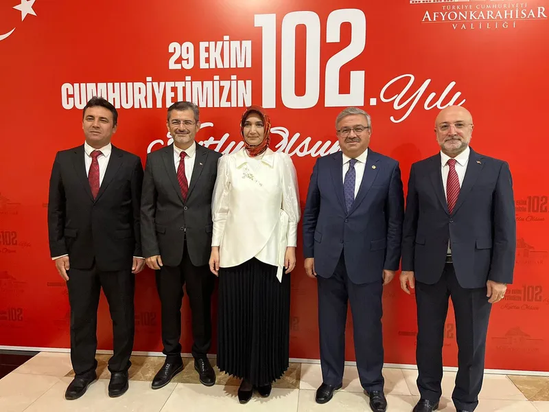 AK Parti Afyonkarahisar İl Başkanı Turgay Şahin, 29 Ekim Cumhuriyet Bayramı Resepsiyonuna Katıldı