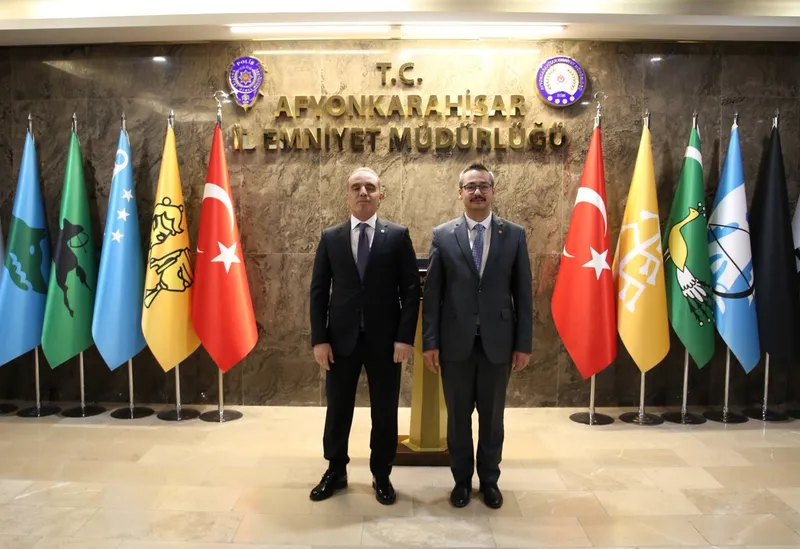 İhsaniye Kaymakamı YANIKTEPE, Afyonkarahisar Emniyet Müdürü EROL