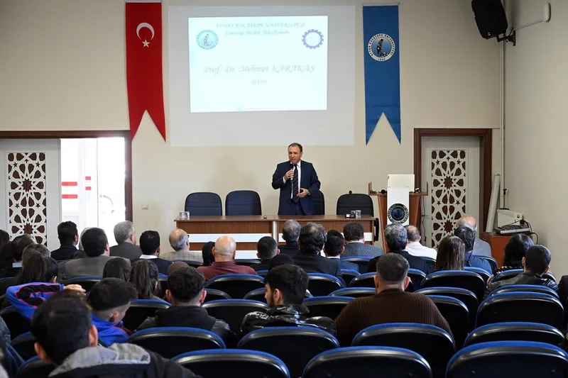 Afyon Kocatepe Üniversitesi Rektörü Karakaş, Emirdağ Meslek Yüksekokulu