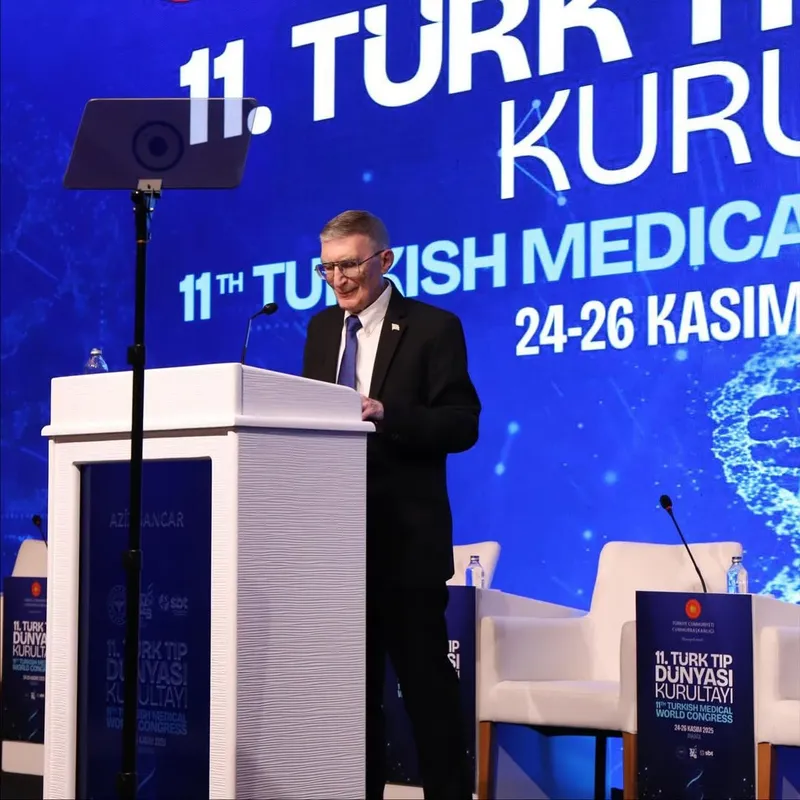 AFSÜ Rektörü Prof. Dr. Adem Aslan, Türk Tıp Dünyası Kurultayı