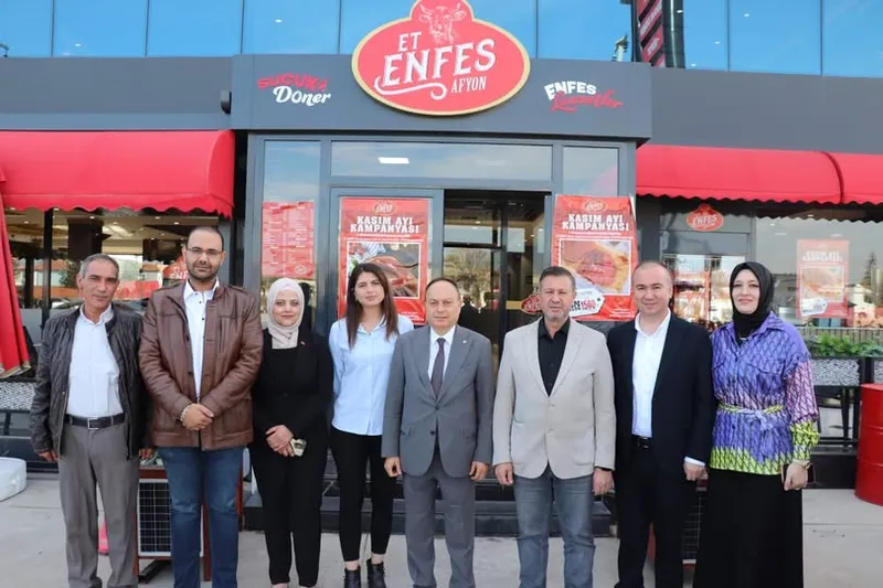 Et Enfes Afyon, Afyonkarahisar Ticaret ve Sanayi Odası Üst Düzey Ziyareti ile Açılışında Onurlandırıldı