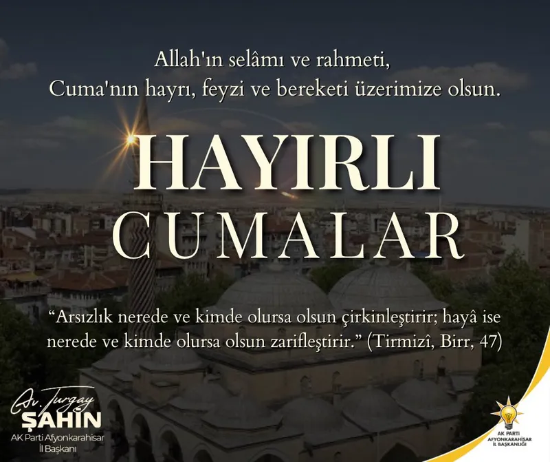 AK Parti Afyonkarahisar İl Başkanı Turgay Şahin