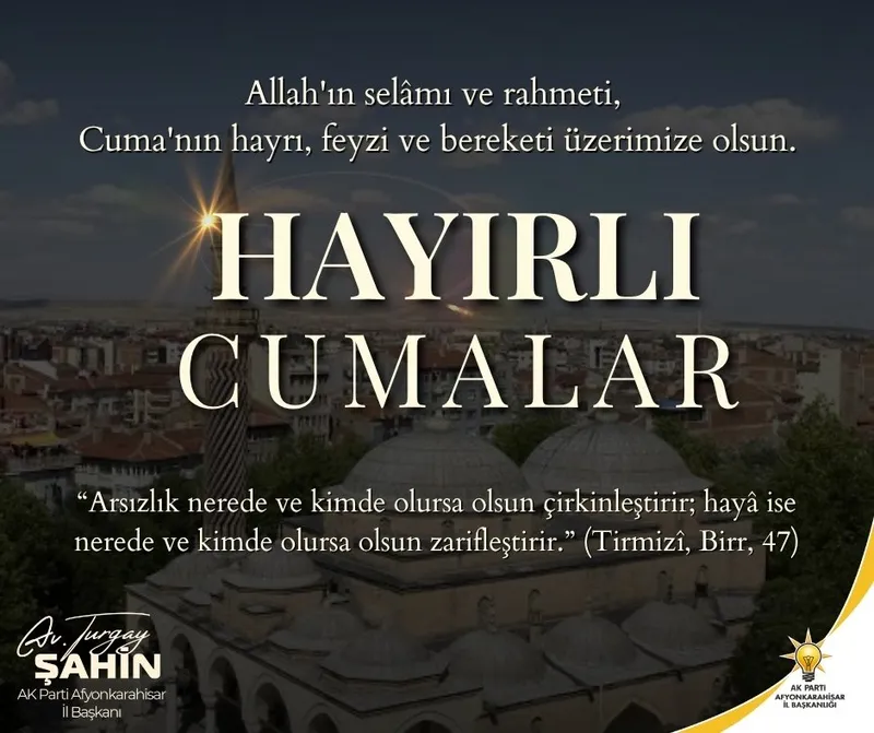 Ak Parti Afyonkarahisar İl Başkanı Turgay Şahin