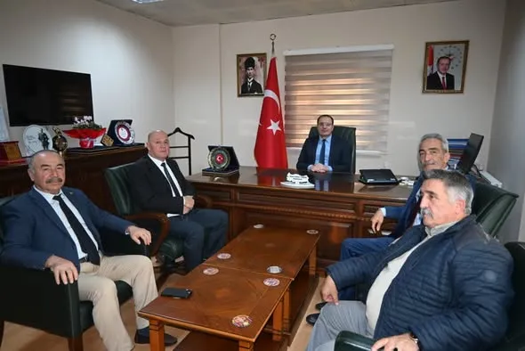 Kaymakam Türker, Esnaf ve Turizm Yetkililerini Makamında Ağırladı