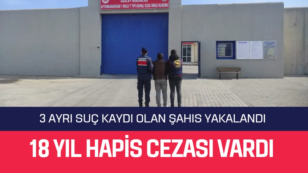 3 Ayrı Suç Kaydı olan şahıs yakalandı 