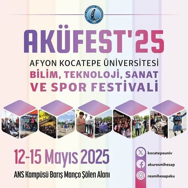 AKÜFEST 2025: Bilim, Sanat ve Eğlence Dolu 3 Gün ANS Kampüsü