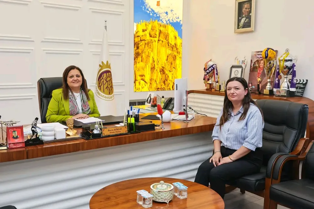 Başkan Köksal, Evciler Belediye Başkanı Uğurlu
