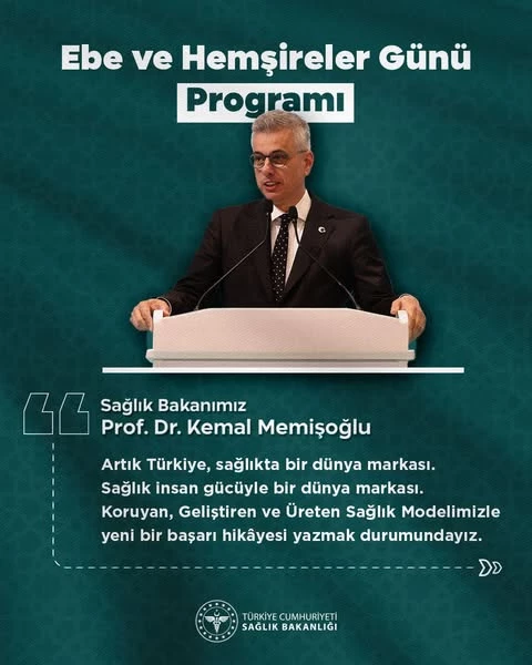 Sağlık Bakanı Ebe ve Hemşirelere Seslendi: 