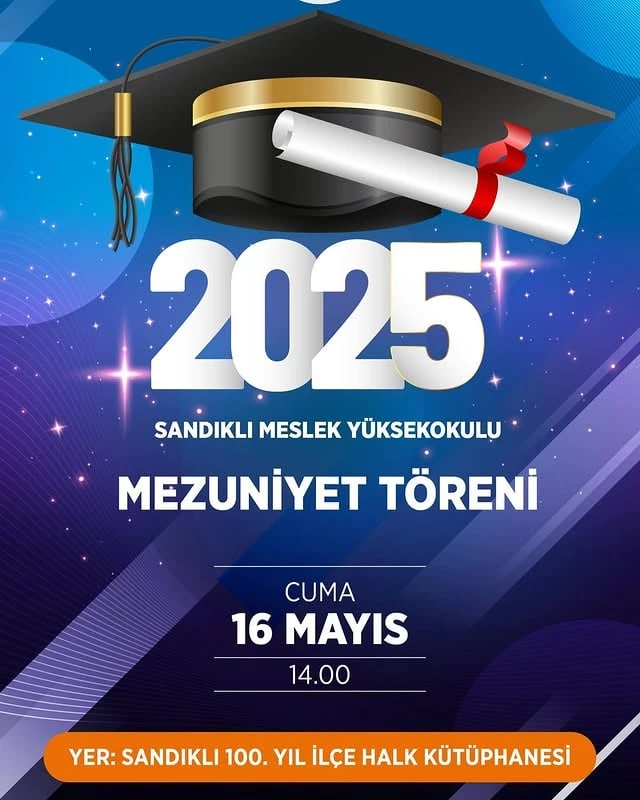 Afyon Kocatepe Üniversitesi Sandıklı MYO Mezuniyet Töreni ile Öğrencilerini Görevlendirdi