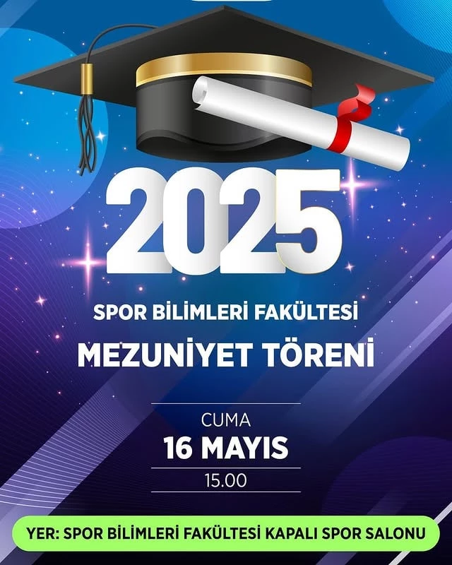 Afyon Kocatepe Üniversitesi Spor Bilimleri Fakültesi Mezuniyet Töreni Düzenlendi