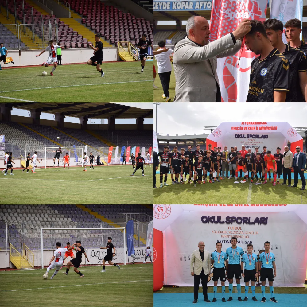 Futbol Genç Erkekler Türkiye Şampiyonası Afyonkarahisar’da Tamamlandı: Şampiyon Samsun’dan