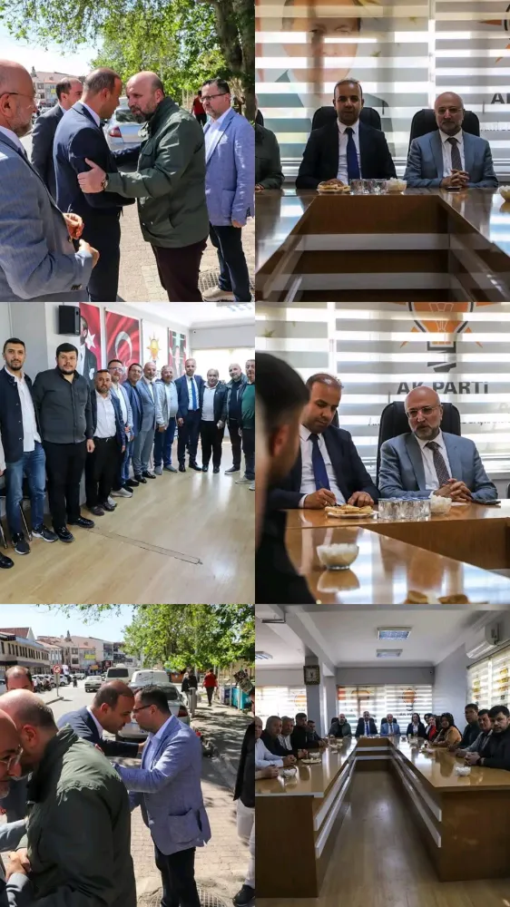 Ak Parti İl Başkanı Şahin, Bolvadin İlçe Teşkilatıyla Buluştu