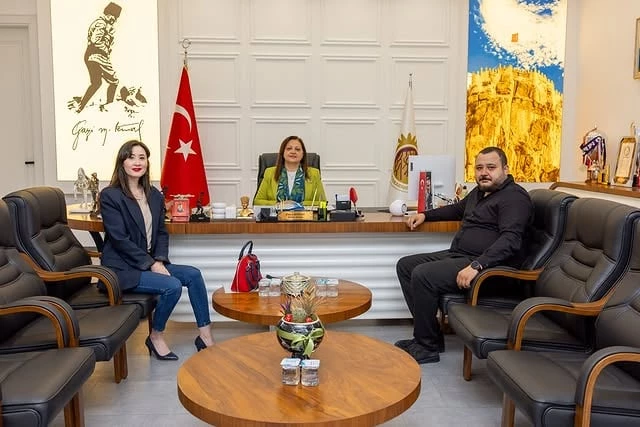Afyonkarahisar Belediye Başkanı Köksal, Sandıklı İYİ Parti İlçe Başkanı Erkalan ile Görüşüldü