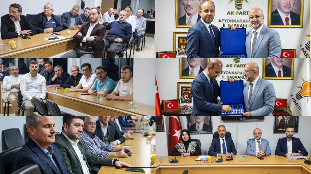 AK PARTİ KOORDİNATÖRÜ GÜLTEKİN, İL YÖNETİMİYLE BİR ARAYA GELDİ