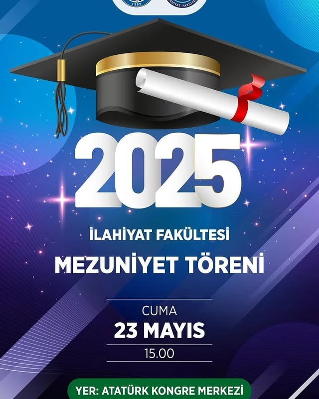 Afyon Kocatepe Üniversitesi İlahiyat Fakültesi Mezuniyet Töreni Coşkuyla Gerçekleşti