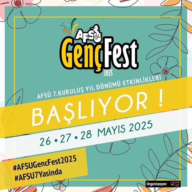 AFSÜ GençFest 2025 Coşkusu Başlıyor: Baharın Enerjisi Üniversitede!