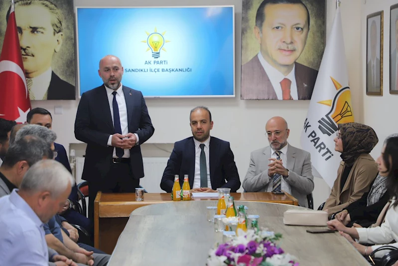 AK Parti Afyonkarahisar İl Başkanı Turgay Şahin Sandıklı