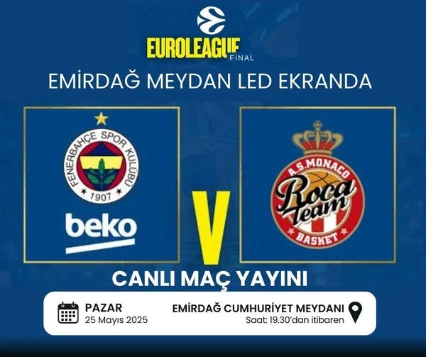Emirdağ Meydanı Şampiyonluk Coşkusuyla Dolacak!