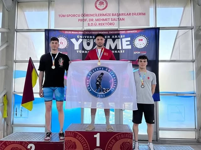 Afyon Kocatepe Üniversitesi Öğrencisi Recep Hazar Kirez, Üniversitelerarası Türkiye Şampiyonu Oldu