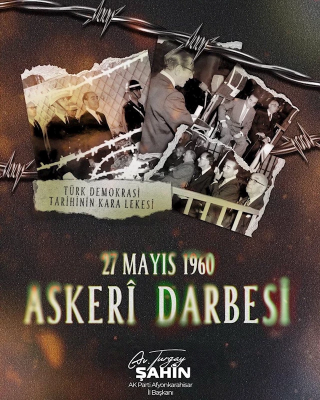 AK Parti Afyonkarahisar İl Başkanı Şahin